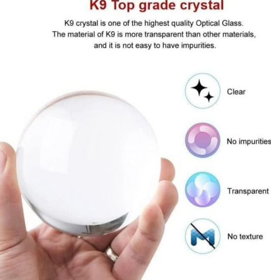 3D Saturn Crystal Ball Night Lamp with Base for Living Room, decoration, gift Night Lamp (6 cm, Transparent