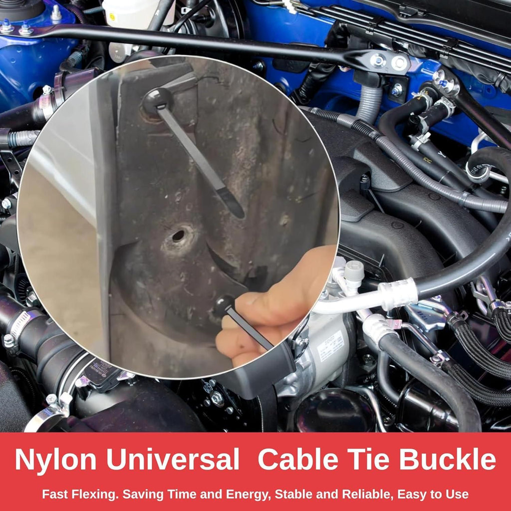 Zip String Wire Lock - Nylon Cable Tie (Pack of 50Pcs)