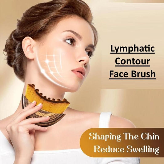 Facial Massager for Jawline, Chin & Neck - Lymphatic Contour Face Brush